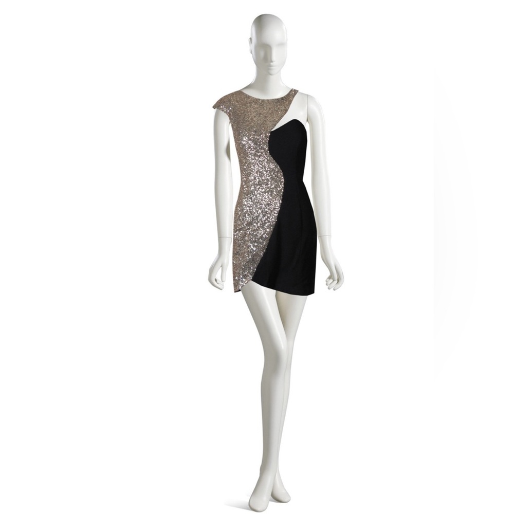Blue and Black Sequin Dress. This is for the blue color – swipe